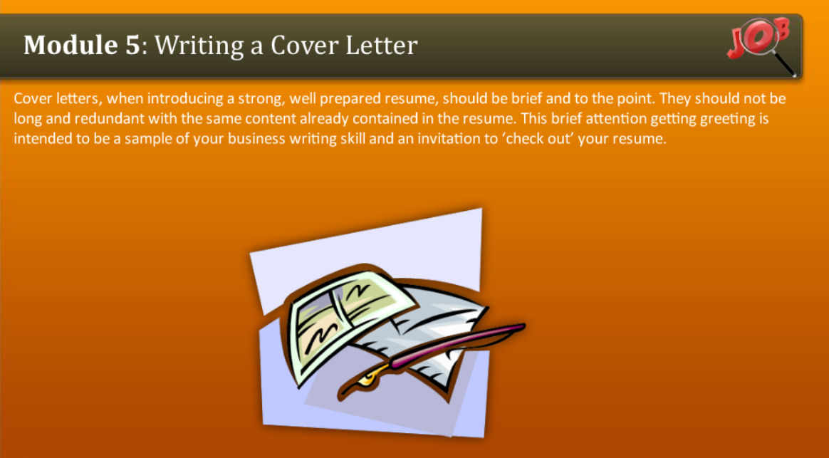 courses on writing cover letters